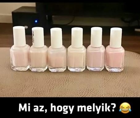Megkérdezte a csajom, hogy melyik szín tetszik