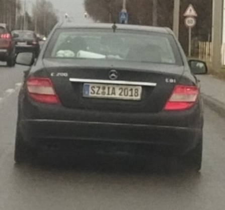 Debrecenben fotózták nekünk a nap rendszámát