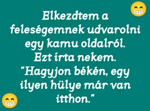 Bekostolta az asszonyt - Vicces választ kapott