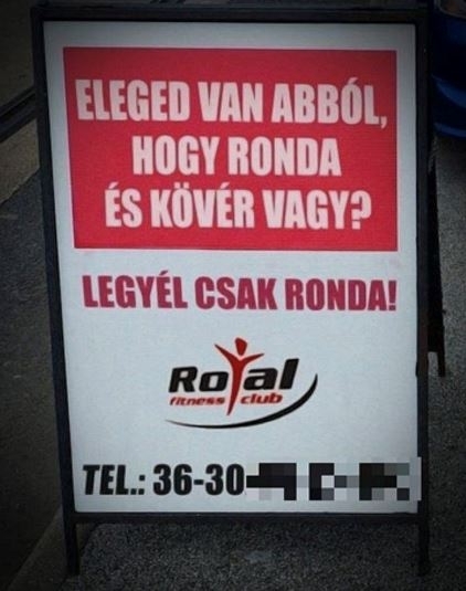 Egy rendhagyó marketing szöveg Vácon