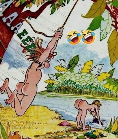 Ma reggel a szokottnál is kanosabb az őserdő hőse