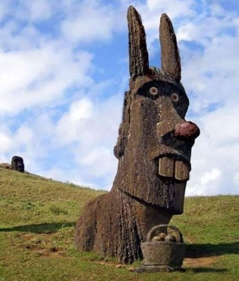 Eközben a Húsvét-szigeteken