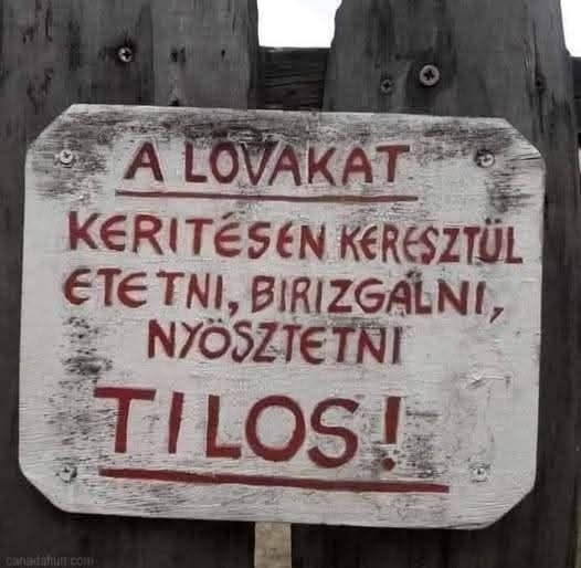 Info - Kéretik betartani